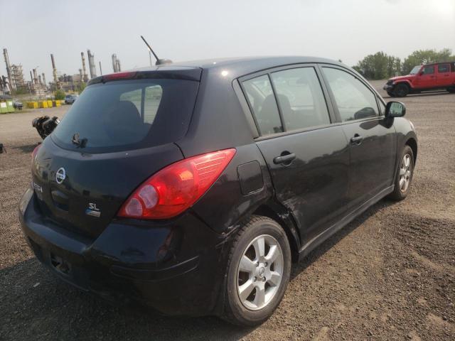 3N1BC1CPXCL373815 - 2012 NISSAN VERSA S BLACK photo 4