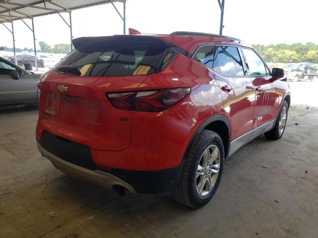 3GNKBBRA4LS551434 - 2020 CHEVROLET BLAZER 1LT RED photo 4