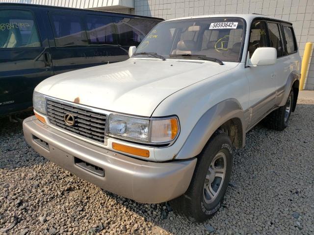 JT6HJ88J7V0178210 - 1997 LEXUS LX 450 WHITE photo 2