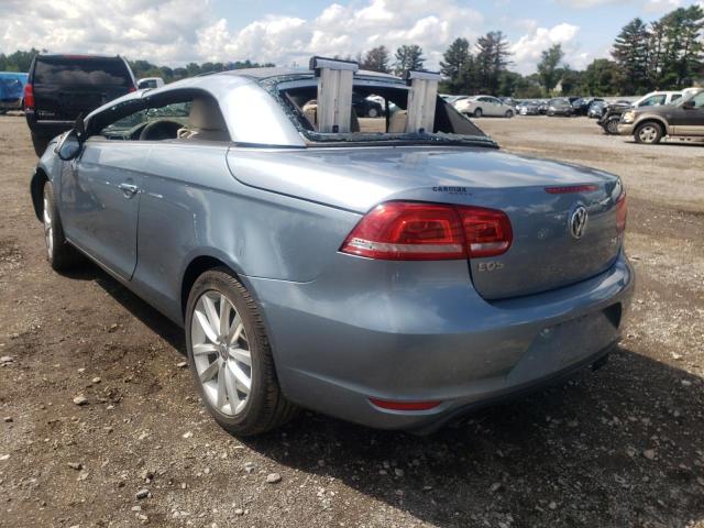 WVWBW8AH9FV004036 - 2015 VOLKSWAGEN EOS KOMFOR ლურჯი ფოტო 3
