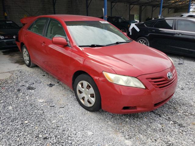 4T1BE46K67U078484 - 2007 TOYOTA CAMRY CE RED photo 1