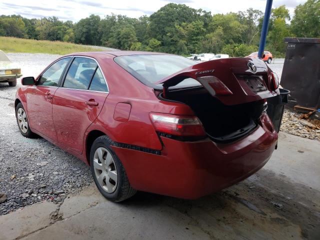 4T1BE46K67U078484 - 2007 TOYOTA CAMRY CE RED photo 3