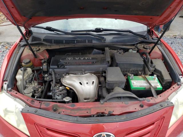 4T1BE46K67U078484 - 2007 TOYOTA CAMRY CE RED photo 7