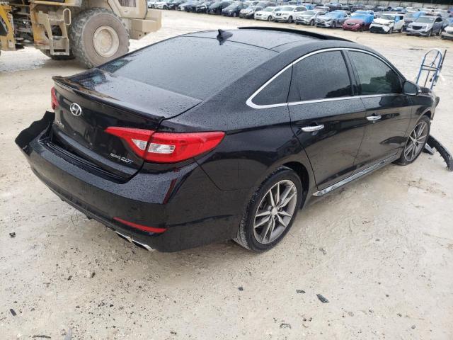 5NPE34AB6FH044617 - 2015 HYUNDAI SONATA SPO BLACK photo 4