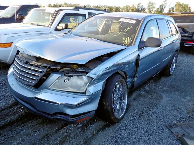 2A4GM68466R831220 - 2006 CHRYSLER PACIFICA TURQUOISE photo 2