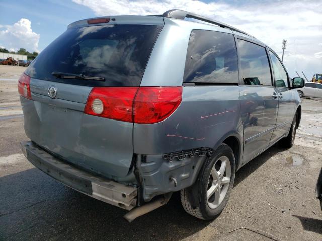 5TDZA23C36S414868 - 2006 TOYOTA SIENNA LE BLUE photo 4