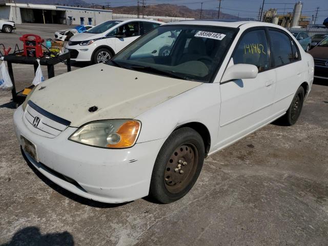 2HGES26783H617261 - 2003 HONDA CIVIC EX WHITE photo 2