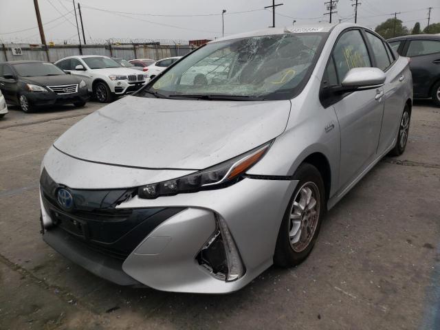 JTDKAMFP1M3183074 - 2021 TOYOTA PRIUS PRIM 银色 照片 2