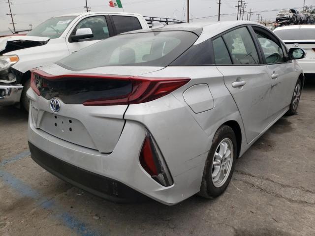 JTDKAMFP1M3183074 - 2021 TOYOTA PRIUS PRIM 银色 照片 4