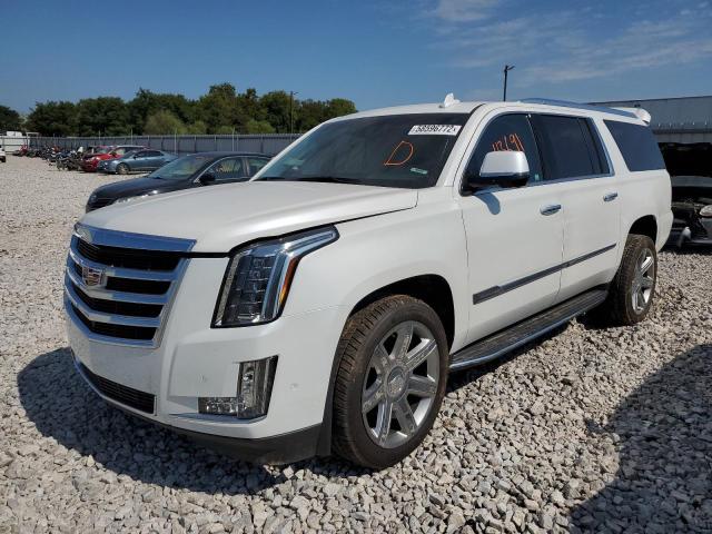 1GYS3HKJ2JR307181 - 2018 CADILLAC ESCALADE E WHITE photo 2