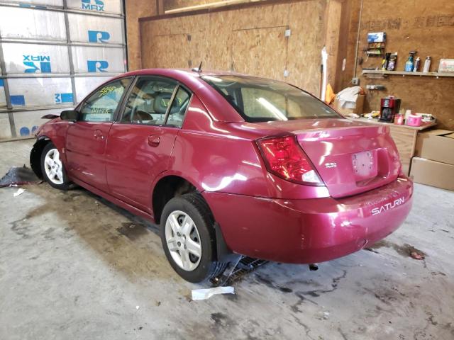 1G8AJ55F36Z173487 - 2006 SATURN ION LEVEL ბურგუნდია ფოტო 3