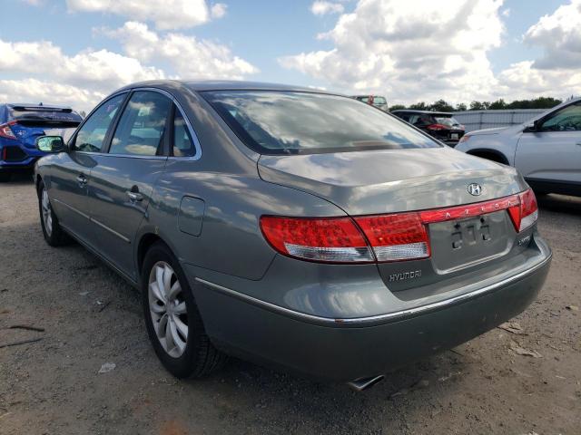 KMHFC46F57A155437 - 2007 HYUNDAI AZERA SE GRAY photo 3