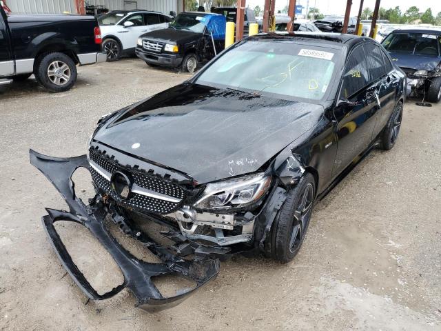 55SWF6EB5GU105049 - 2016 MERCEDES-BENZ C 450 4MAT BLACK photo 2