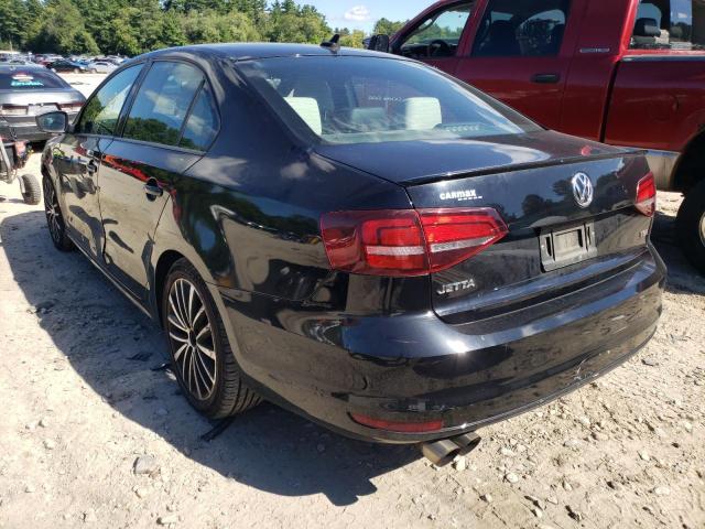 3VWD17AJ3GM404025 - 2016 VOLKSWAGEN JETTA SPOR BLACK photo 3