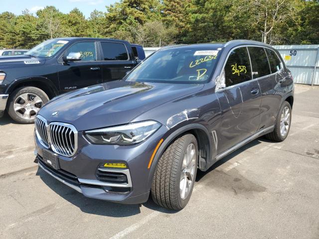 5UXCR6C50KLL22652 - 2019 BMW X5 XDRIVE4 GRAY photo 2