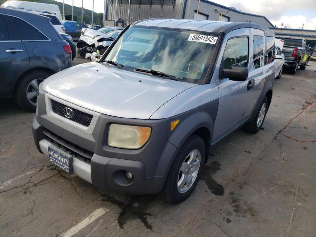 5J6YH17664L004550 - 2004 HONDA ELEMENT EX SILVER photo 2