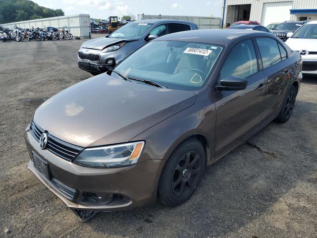 3VW1K7AJ4BM359962 - 2011 VOLKSWAGEN JETTA BASE 棕色 照片 2