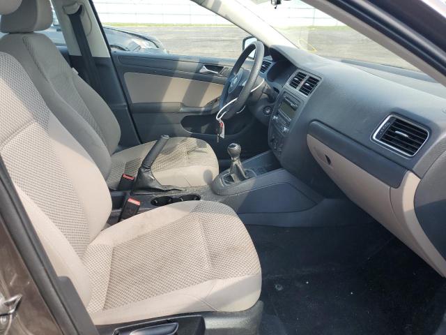 3VW1K7AJ4BM359962 - 2011 VOLKSWAGEN JETTA BASE 棕色 照片 5