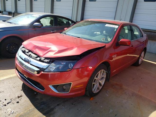 3FAHP0JA3BR113195 - 2011 FORD FUSION SEL RED photo 2