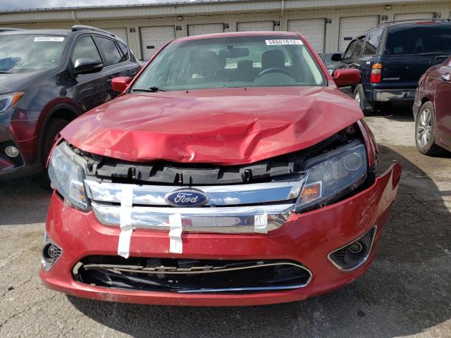 3FAHP0JA3BR113195 - 2011 FORD FUSION SEL RED photo 9