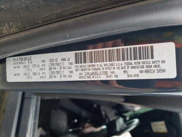 1C4AJWAG6GL317256 - 2016 JEEP WRANGLER S CHARCOAL photo 10