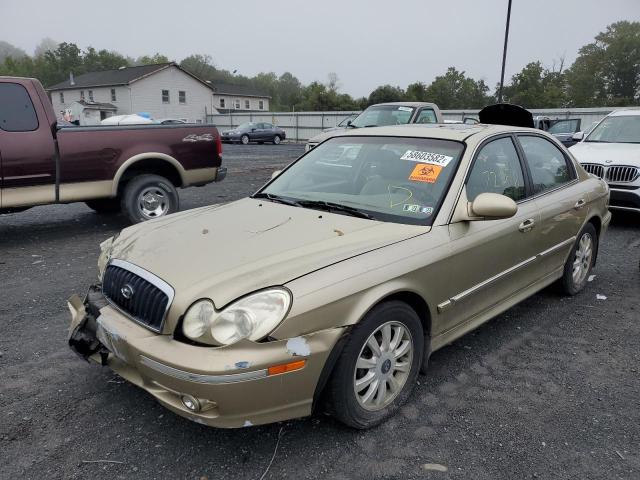 KMHWF35H74A922690 - 2004 HYUNDAI SONATA GLS GOLD photo 2