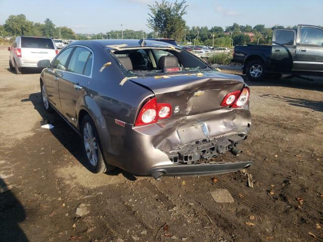 1G1ZG5E73CF117197 - 2012 CHEVROLET MALIBU LTZ ნაცრისფერი ფოტო 3