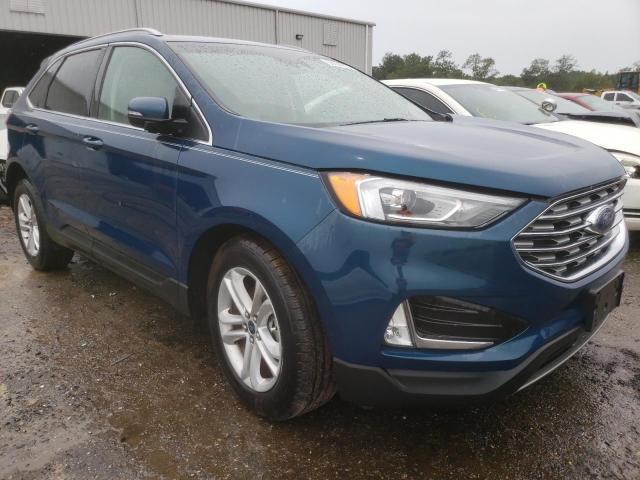 2FMPK3J98LBB21557 - 2020 FORD EDGE SEL BLUE photo 1