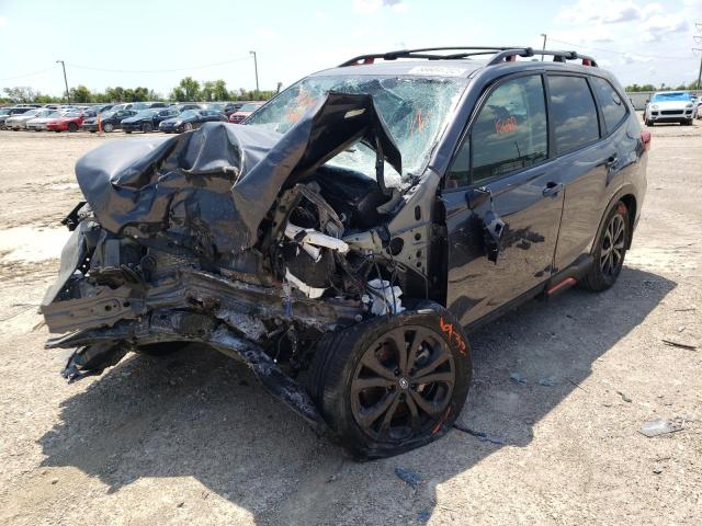 JF2SKALC9MH515361 - 2021 SUBARU FORESTER S GRAY photo 2