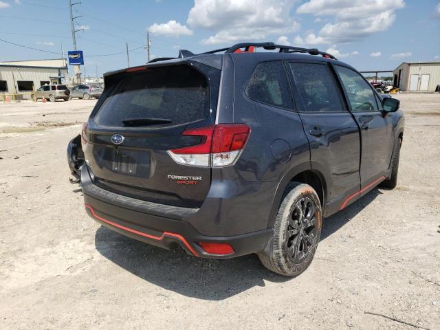 JF2SKALC9MH515361 - 2021 SUBARU FORESTER S GRAY photo 4