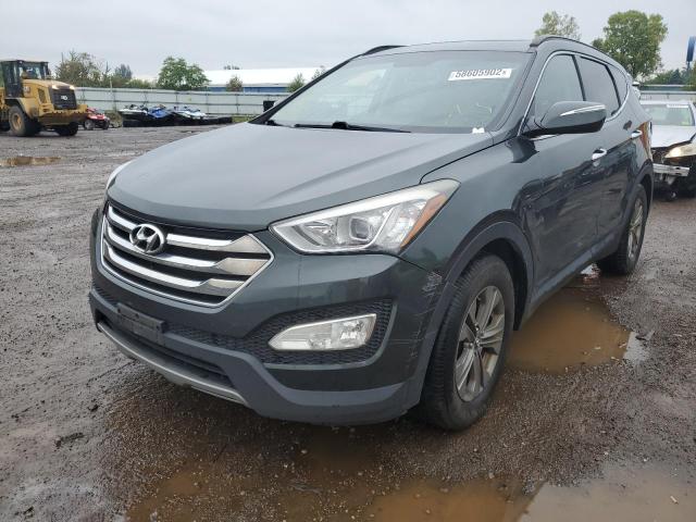 5XYZUDLB0DG111230 - 2013 HYUNDAI SANTA FE S CHARCOAL photo 2