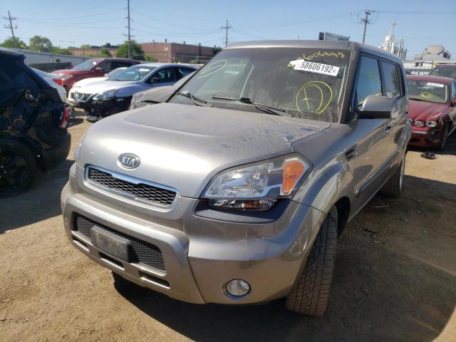 KNDJT2A26B7343297 - 2011 KIA SOUL +/!/S GRAY photo 2