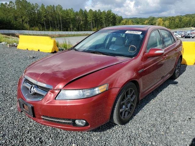 19UUA76527A014935 - 2007 ACURA TL TYPE S RED photo 2