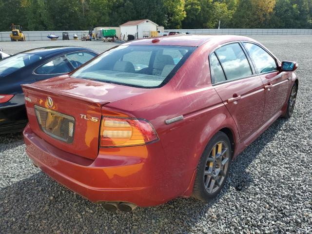 19UUA76527A014935 - 2007 ACURA TL TYPE S RED photo 4