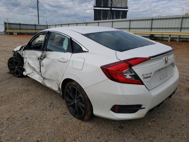 2HGFC2F89MH522154 - 2021 HONDA CIVIC SPOR WHITE photo 3
