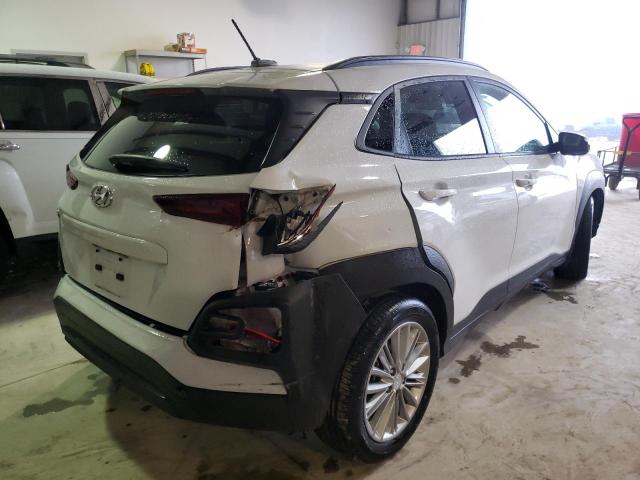 KM8K22AA4KU387908 - 2019 HYUNDAI KONA SEL WHITE photo 4