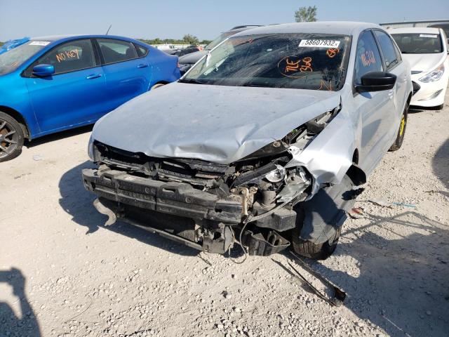 3VW1K7AJ2EM428524 - 2014 VOLKSWAGEN JETTA BASE 银色 照片 2