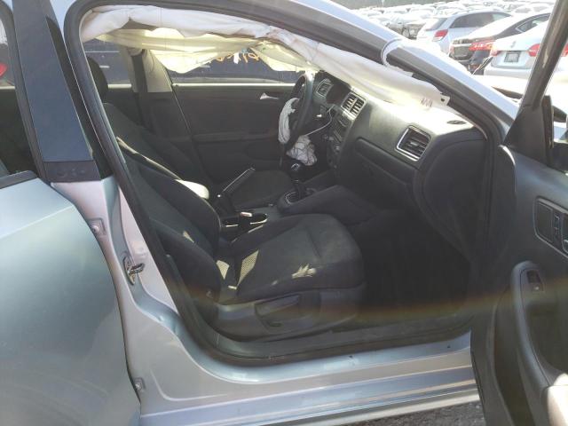 3VW1K7AJ2EM428524 - 2014 VOLKSWAGEN JETTA BASE 银色 照片 5