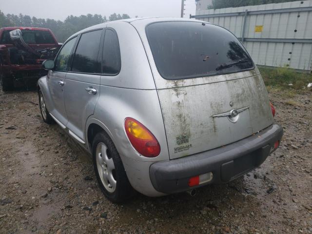 3C4FY58B42T375160 - 2002 CHRYSLER PT CRUISER SILVER photo 3