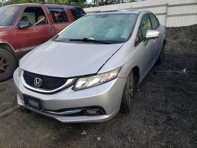 2HGFB2F92EH517536 - 2014 HONDA CIVIC EXL Gümüş foto 2