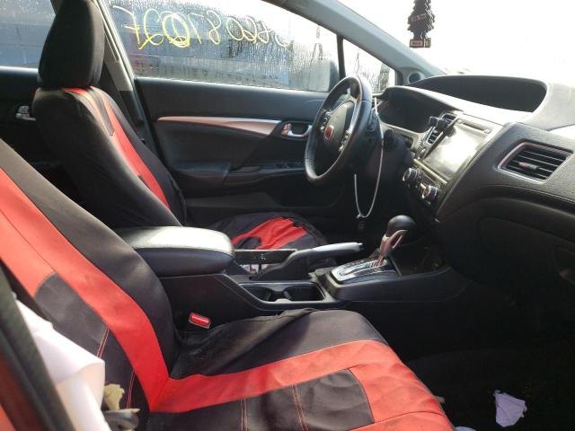 2HGFB2F92EH517536 - 2014 HONDA CIVIC EXL Gümüş foto 5