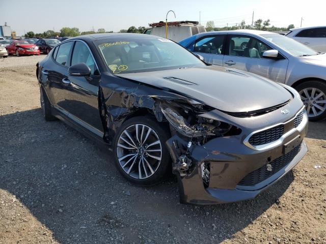 KNAE25LAXK6050029 - 2019 KIA STINGER PR GRAY photo 1