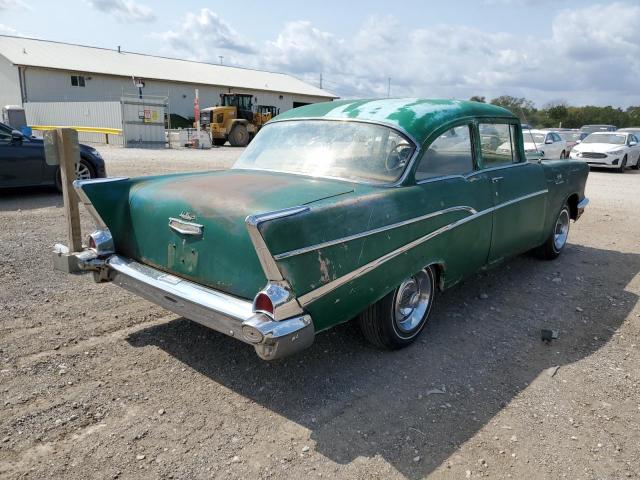 B57K155133 - 1957 CHEVROLET BEL-AIR GREEN photo 4