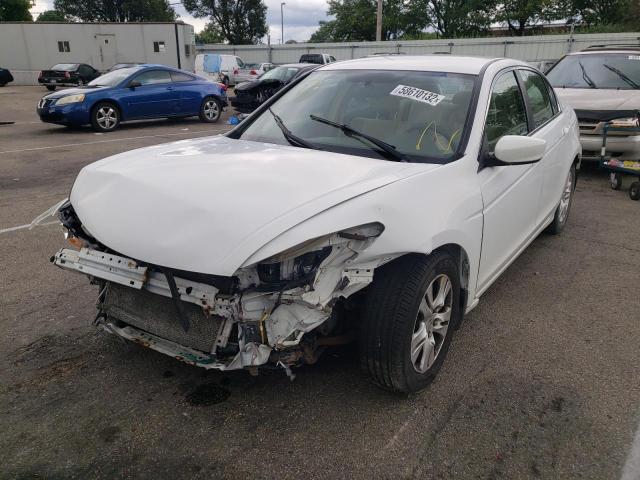 1HGCP26489A041967 - 2009 HONDA ACCORD LXP WHITE photo 2