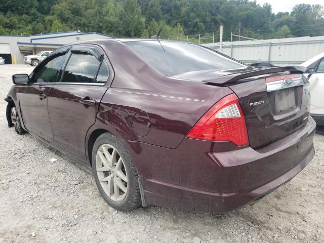 3FAHP0CGXBR126480 - 2011 FORD FUSION SEL MAROON photo 3