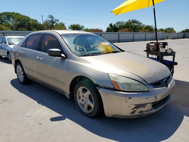 3HGCM56363G704172 - 2003 HONDA ACCORD LX GOLD photo 1