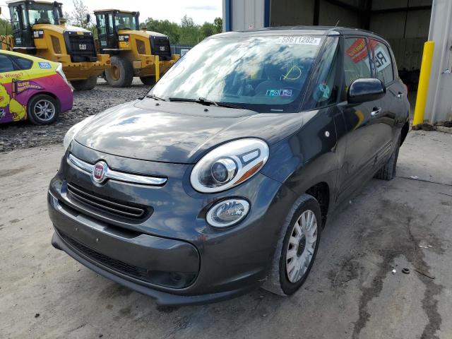 ZFBCFAAH1EZ013965 - 2014 FIAT 500L POP GRAY photo 2