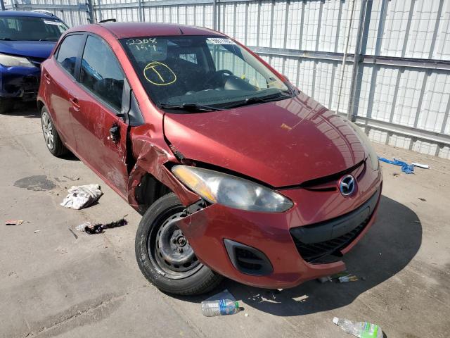 JM1DE1KY2E0172467 - 2014 MAZDA MAZDA2 SPO MAROON photo 1