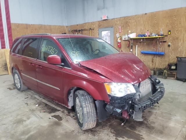 2C4RC1BG3ER348242 - 2014 CHRYSLER TOWN & COU RED photo 1