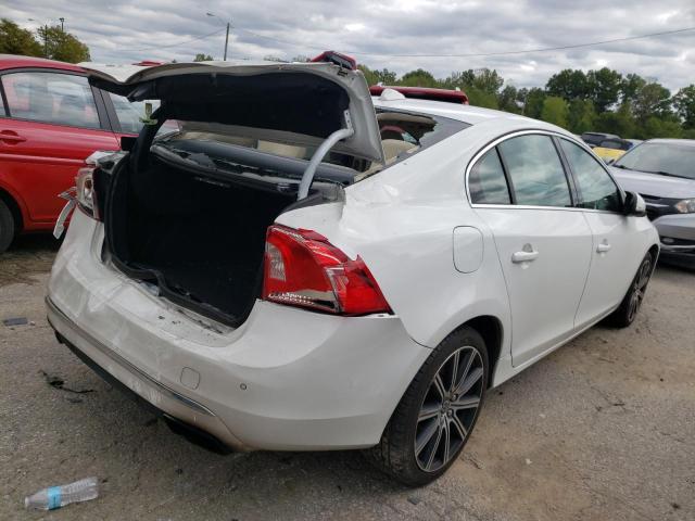 LYV612TK2GB101439 - 2016 VOLVO S60 PREMIE WHITE photo 4